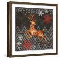 Reindeer Dance II-Paul Brent-Framed Art Print