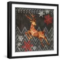 Reindeer Dance II-Paul Brent-Framed Art Print