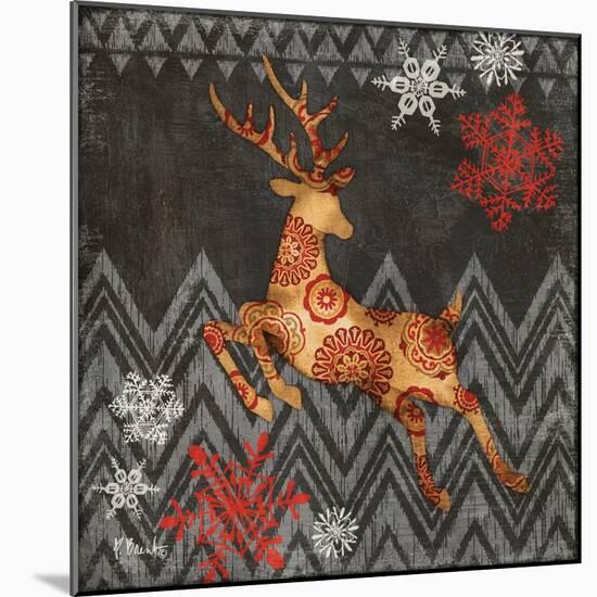 Reindeer Dance II-Paul Brent-Mounted Art Print