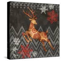 Reindeer Dance II-Paul Brent-Stretched Canvas