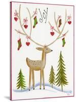 Reindeer Joy-Beverly Johnston-Stretched Canvas