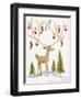 Reindeer Joy-Beverly Johnston-Framed Premium Giclee Print