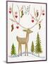 Reindeer Joy-Beverly Johnston-Mounted Premium Giclee Print