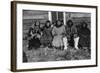 Reindeer Mary and Her Family in Alaska Photograph - Alaska-Lantern Press-Framed Art Print