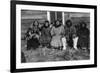 Reindeer Mary and Her Family in Alaska Photograph - Alaska-Lantern Press-Framed Art Print