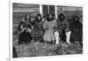 Reindeer Mary and Her Family in Alaska Photograph - Alaska-Lantern Press-Framed Art Print