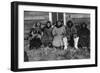 Reindeer Mary and Her Family in Alaska Photograph - Alaska-Lantern Press-Framed Art Print