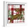 Reindeer Plaid 2-Kim Allen-Framed Art Print