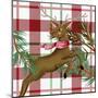 Reindeer Plaid 2-Kim Allen-Mounted Art Print