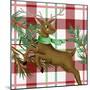 Reindeer Plaid-Kim Allen-Mounted Premium Giclee Print