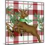 Reindeer Plaid-Kim Allen-Mounted Art Print