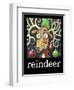 Reindeer Poster-Tim Nyberg-Framed Giclee Print