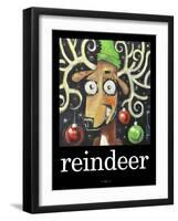 Reindeer Poster-Tim Nyberg-Framed Giclee Print