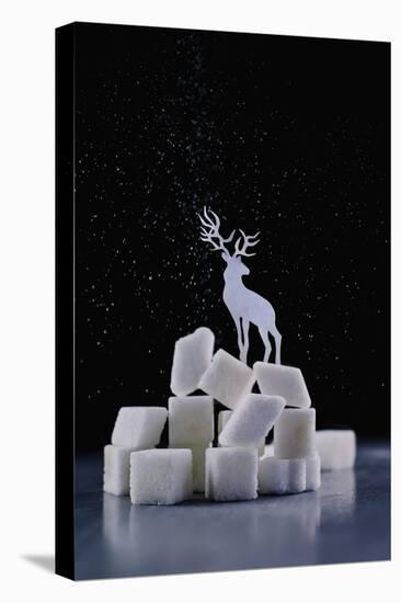 Reindeer (Powdered Sugar)-Dina Belenko-Stretched Canvas