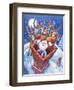 Reindeer Watch Santa Slide Down Chimney-Bill Bell-Framed Giclee Print