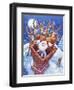 Reindeer Watch Santa Slide Down Chimney-Bill Bell-Framed Giclee Print