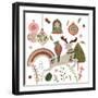 Reindeer Wishes II-Melissa Wang-Framed Art Print