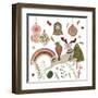 Reindeer Wishes II-Melissa Wang-Framed Art Print