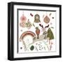 Reindeer Wishes II-Melissa Wang-Framed Art Print