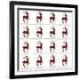 Reindeer Wrap-Erin Clark-Framed Giclee Print