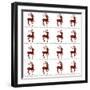 Reindeer Wrap-Erin Clark-Framed Giclee Print