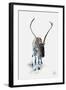 Reindeer-null-Framed Art Print