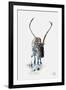 Reindeer-null-Framed Art Print