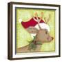 Reindeer-Beverly Johnston-Framed Giclee Print