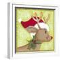 Reindeer-Beverly Johnston-Framed Giclee Print