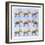 Reindeer-Louise Tate-Framed Giclee Print