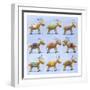 Reindeer-Louise Tate-Framed Giclee Print