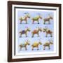 Reindeer-Louise Tate-Framed Giclee Print