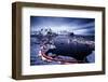 Reine Blue Hour-Javier de la-Framed Photographic Print