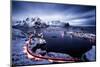 Reine Blue Hour-Javier de la-Mounted Photographic Print