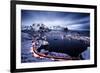 Reine Blue Hour-Javier de la-Framed Photographic Print