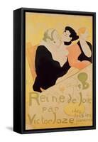 Reine De Joie, 1892 (Colour Litho)-Henri de Toulouse-Lautrec-Framed Stretched Canvas