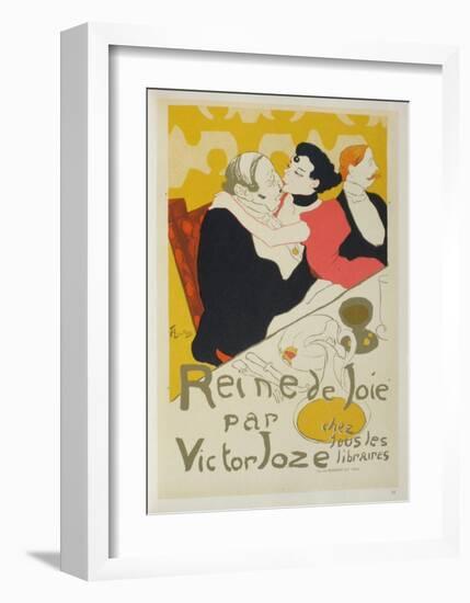 Reine de joie-Henri de Toulouse-Lautrec-Framed Collectable Print