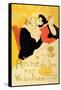 Reine de Joie-Henri de Toulouse-Lautrec-Framed Stretched Canvas