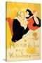 Reine de Joie-Henri de Toulouse-Lautrec-Stretched Canvas