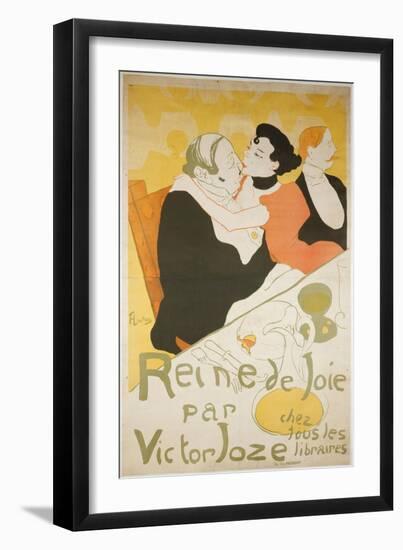 Reine De Joie-Henri de Toulouse-Lautrec-Framed Giclee Print