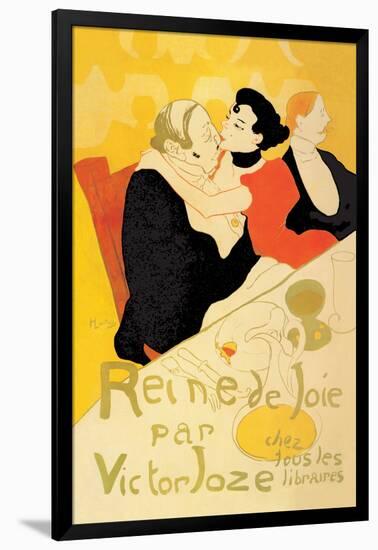 Reine de Joie-Henri de Toulouse-Lautrec-Framed Art Print