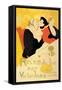 Reine de Joie-Henri de Toulouse-Lautrec-Framed Stretched Canvas