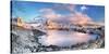 Reine, Lofoten Islands, Norway; Panoramic Photo of Reine-ClickAlps-Stretched Canvas