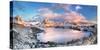 Reine, Lofoten Islands, Norway; Panoramic Photo of Reine-ClickAlps-Stretched Canvas