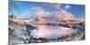 Reine, Lofoten Islands, Norway; Panoramic Photo of Reine-ClickAlps-Mounted Photographic Print
