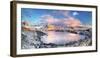 Reine, Lofoten Islands, Norway; Panoramic Photo of Reine-ClickAlps-Framed Photographic Print