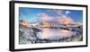 Reine, Lofoten Islands, Norway; Panoramic Photo of Reine-ClickAlps-Framed Photographic Print