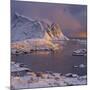 Reine' (Village), Lilandstinden, Moskenesoya (Island), Lofoten, 'Nordland' (County), Norway-Rainer Mirau-Mounted Photographic Print