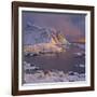 Reine' (Village), Lilandstinden, Moskenesoya (Island), Lofoten, 'Nordland' (County), Norway-Rainer Mirau-Framed Photographic Print