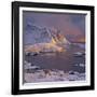 Reine' (Village), Lilandstinden, Moskenesoya (Island), Lofoten, 'Nordland' (County), Norway-Rainer Mirau-Framed Photographic Print